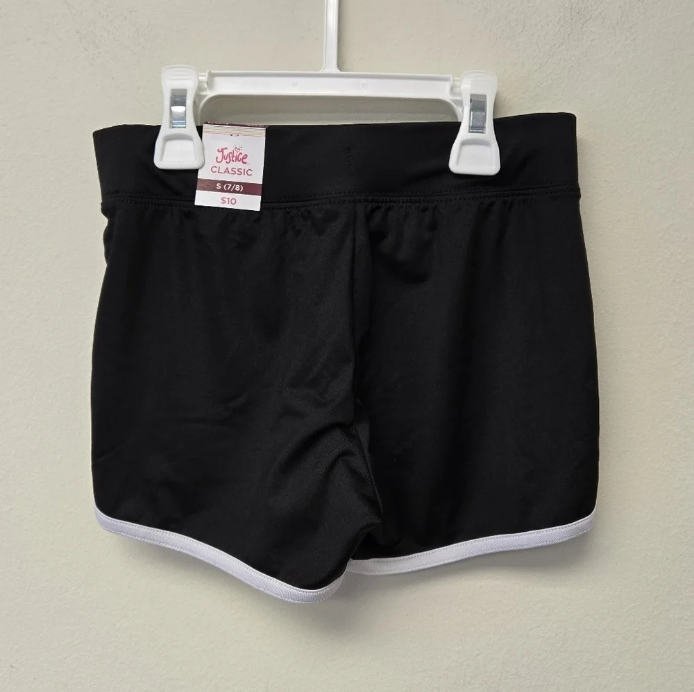 Justice Everyday Faves Dolphin Shorts Black S ( 7 / 8 )